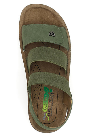 Sandali con Elastico Verde Eco Bio J526201