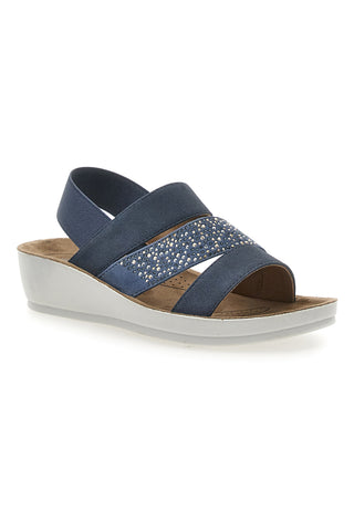 Sandali con Elastico Jeans Eco Bio J532404