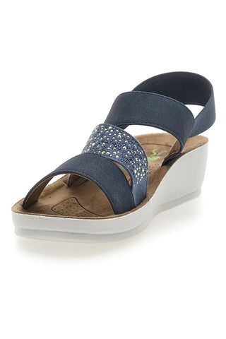 Sandali con Elastico Jeans Eco Bio J532404