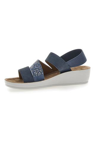 Sandali con Elastico Jeans Eco Bio J532404