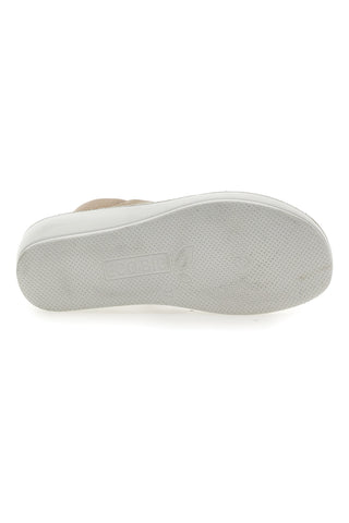 Sandali con Elastico Beige Eco Bio J532404