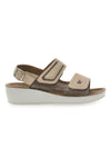 Taupe Eco Bio Slingback-Riemensandalen J532414