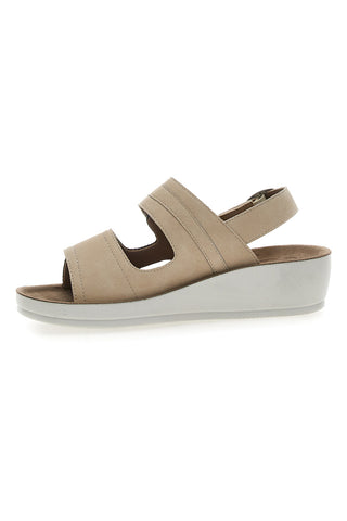 Taupe Eco Bio Slingback-Riemensandalen J532414
