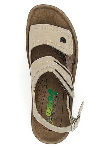 Taupe Eco Bio Slingback-Riemensandalen J532414