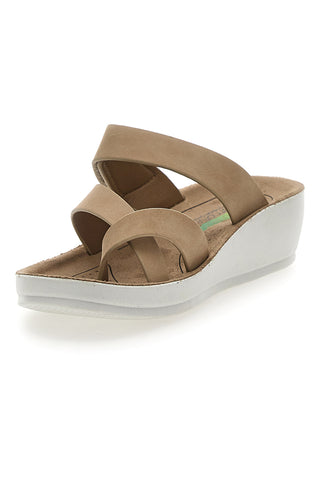 Ciabatte con Infradito Taupe Eco Bio J532334