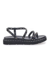 Sandali Neri con Flatform e Borchie ME & ME 670