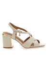 Elegante Sandalen mit breitem Absatz und Schmuckdetail Marcella Burani 51211