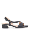 Sandali Neri Con Tacco Basso Mariella Burani 51251