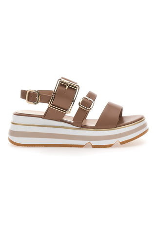 Sandali Marroni Con Platform Mariella Burani K11011