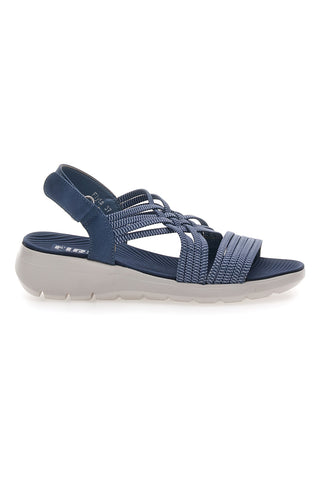 Sandali Jeans Con Tomaia Elastica Effetto Corda Intrecciata FIRST ACTIVE 1