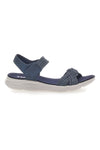 Sandali Navy con Velcro e Fascia Elastica Intrecciata FIRST ACTIVE 3