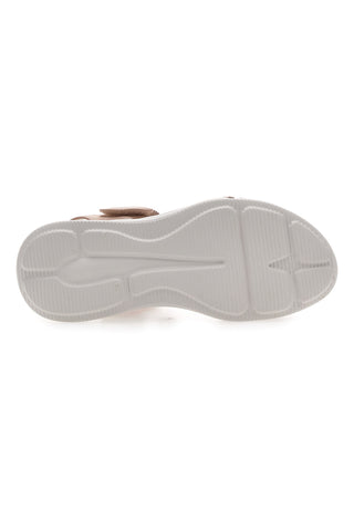 Sandali Nude con Velcro e Fascia Elastica Intrecciata FIRST ACTIVE 3