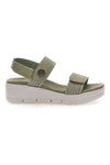 Sandali Khaki con Bande Elastiche e Platform FIRST ACTIVE 4