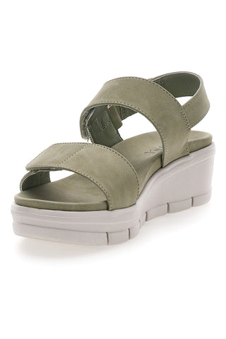 Sandali Khaki con Bande Elastiche e Platform FIRST ACTIVE 4