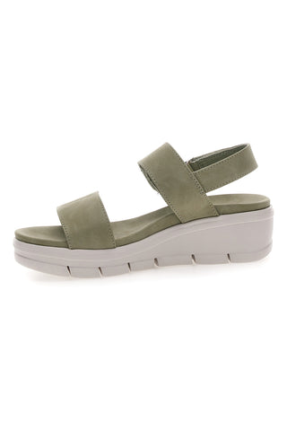 Sandali Khaki con Bande Elastiche e Platform FIRST ACTIVE 4
