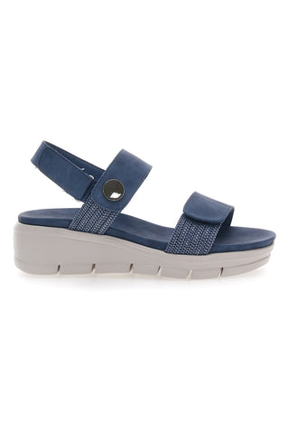 Sandali Jeans con Bande Elastiche e Platform FIRST ACTIVE 4