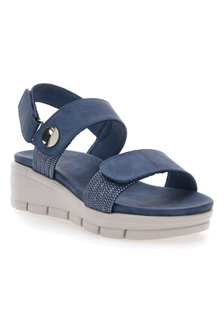 Sandali Jeans con Bande Elastiche e Platform FIRST ACTIVE 4