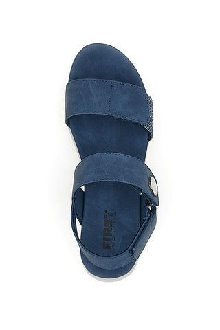 Sandali Jeans con Bande Elastiche e Platform FIRST ACTIVE 4