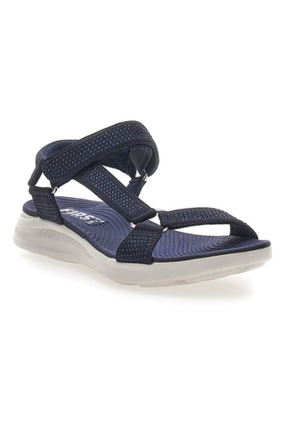 Sandali Navy con Tomaia Elastica Effetto Corda THE FIRST ACTIVE 6
