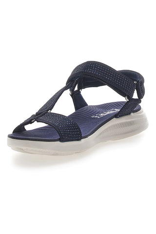 Sandali Navy con Tomaia Elastica Effetto Corda THE FIRST ACTIVE 6
