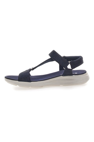 Sandali Navy con Tomaia Elastica Effetto Corda THE FIRST ACTIVE 6