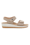 Beige Sandalen mit Lederinnensohle FLY FLOT 42K23HC