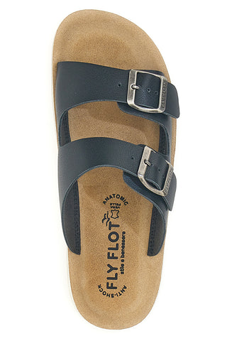 Sandali beige con sottopiede in pelle FLY FLOT 42K23HC