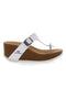 Superga S11O923 Weiße Keil-Flip-Flops
