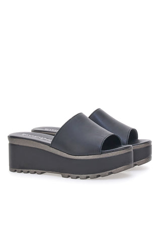 Schwarze Hausschuhe aus echtem Leder PITTARELLO LOVE 3000101