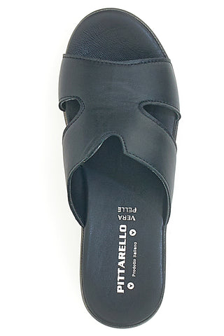 Ciabatte in vera pelle nere PITTARELLO LOVE 3403101