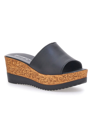 Ciabatte Nere con Fascia in Pelle Made in Italy PITTARELLO 233170428