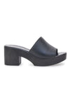 Schwarze Clogs mit Lederband und mittlerem Absatz Made in Italy PITTARELLO 317471082