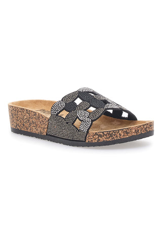 Hausschuhe mit Strass verziertem Band First Row 14224