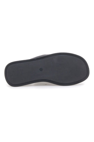 Sandali con zeppa neri con doppia fibbia oro Rock'n Doll 3T848223