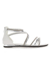 Cafè Cost W4 Elegante weiße Damen-Sandalen mit Strass
