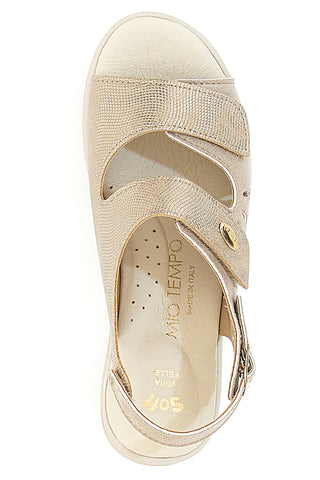 Sandali Beige Con Cinturino Slingback Mio Tempo 542292
