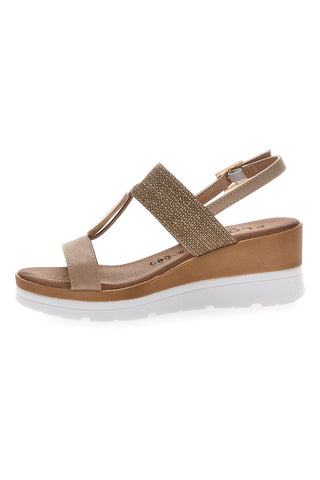 BEIGE SANDALEN MIT RIEMEN 6 PLOCADI 11075116