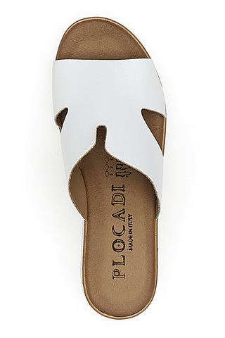 Ciabatte Bianche con Zeppa PLOCADI 11071242