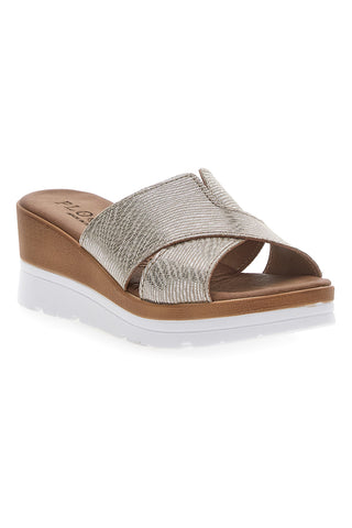 Beige Keilpantoffeln PLOCADI 11072411
