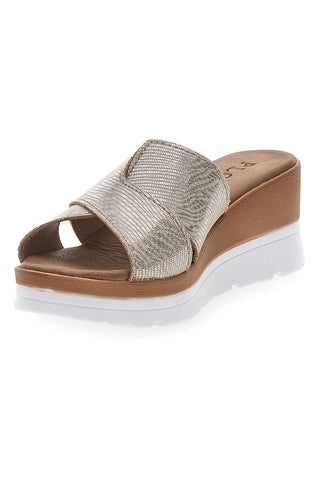 Beige Keilpantoffeln PLOCADI 11072411