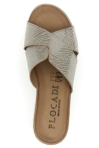 Beige Keilpantoffeln PLOCADI 11072411