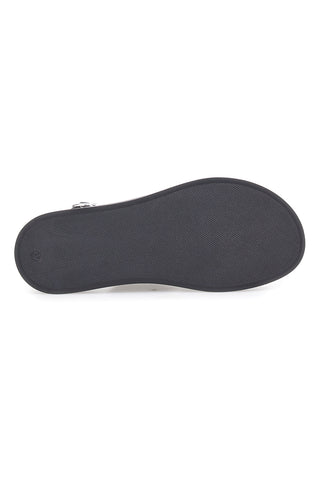 Schwarze Ledersandalen im minimalistischen Design Pittarello Focus 28058