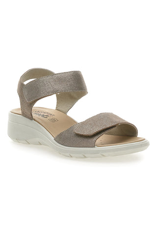 Sandali Champagne Con Strappi Made In Italy Imac 7573707233213