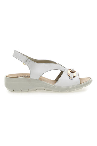 Weiße Sandalen Made In Italy Imac 757390140501