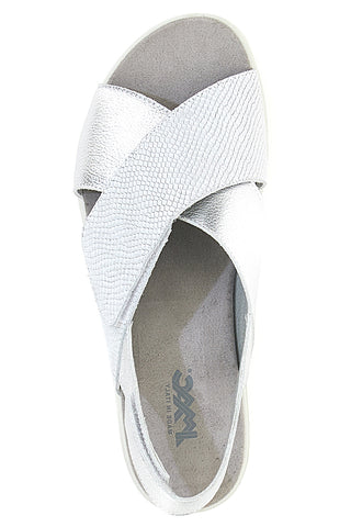 Sandali Argento In Pelle Made in Italy Imac 7582403035501