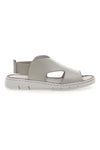 Sandali Grigio con Elastico E Tomaia in Pelle Incrociata PITTARELLO FOCUS 3324926