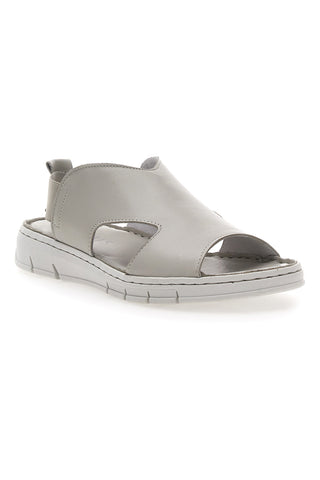 Sandali Grigio con Elastico E Tomaia in Pelle Incrociata PITTARELLO FOCUS 3324926