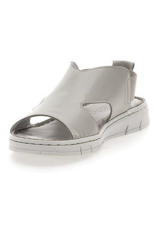 Sandali Grigio con Elastico E Tomaia in Pelle Incrociata PITTARELLO FOCUS 3324926