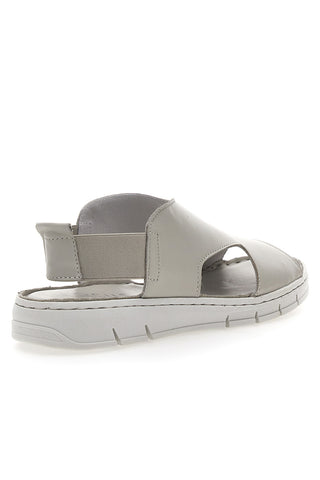 Sandali Grigio con Elastico E Tomaia in Pelle Incrociata PITTARELLO FOCUS 3324926