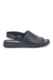 Schwarze Sandalen mit elastischer Rückseite aus echtem Leder PITTARELLO FOCUS 3316134